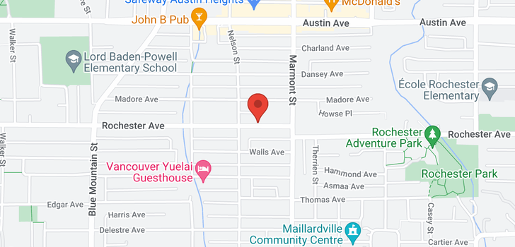 map of 1043 ROCHESTER AVENUE